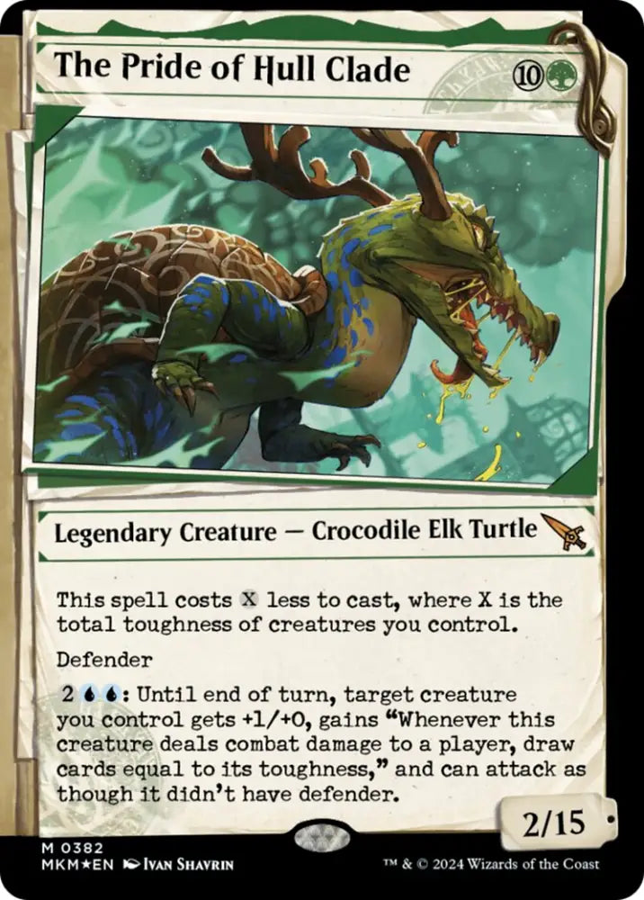The Pride of Hull Clade (Showcase) (Invisible Ink) [Murders at Karlov Manor] - MTG Single