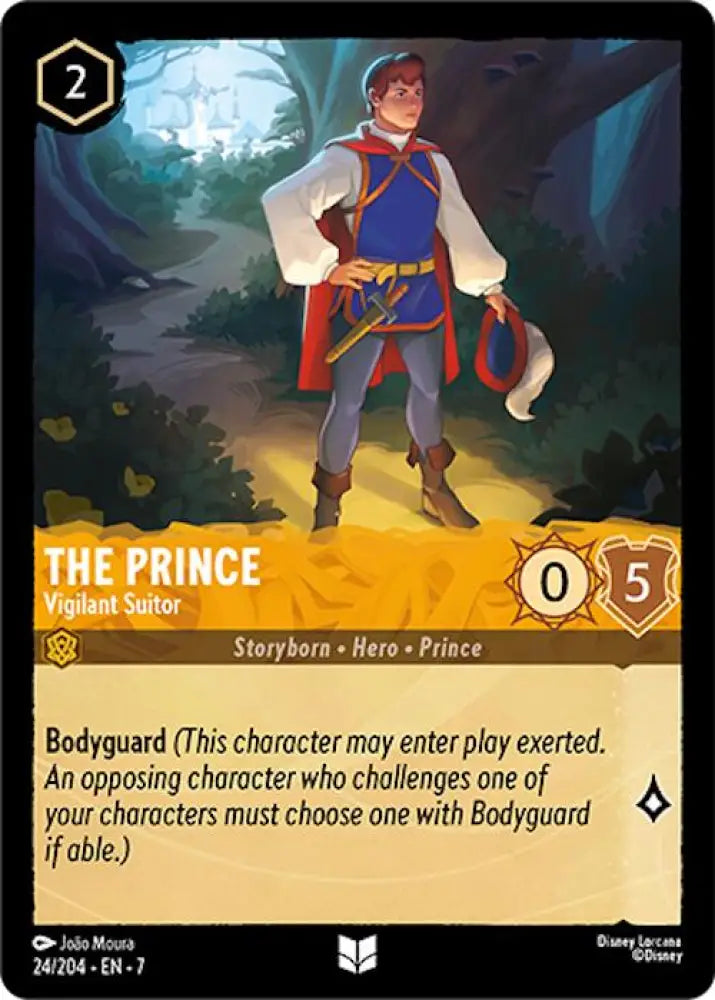 The Prince - Vigilant Suitor (24/204) [Archazia’s Island] - Lorcana Single