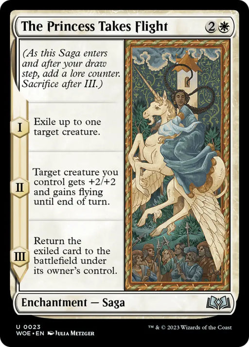 The Princess Takes Flight [Wilds of Eldraine] - MTG Single