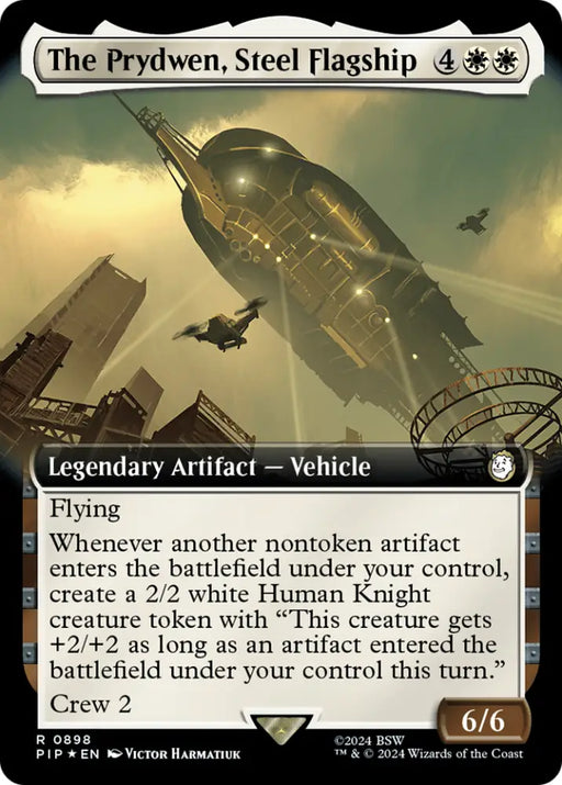 The Prydwen Steel Flagship (Extended Art) (Surge Foil) [Fallout] - MTG Single
