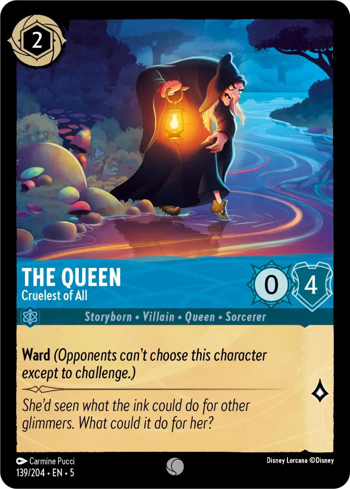 The Queen - Cruelest of All (139/204) [Shimmering Skies] - Lorcana Single