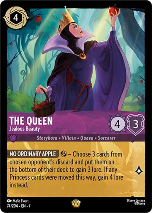 The Queen - Jealous Beauty (74/204) [Archazia’s Island] - Lorcana Single