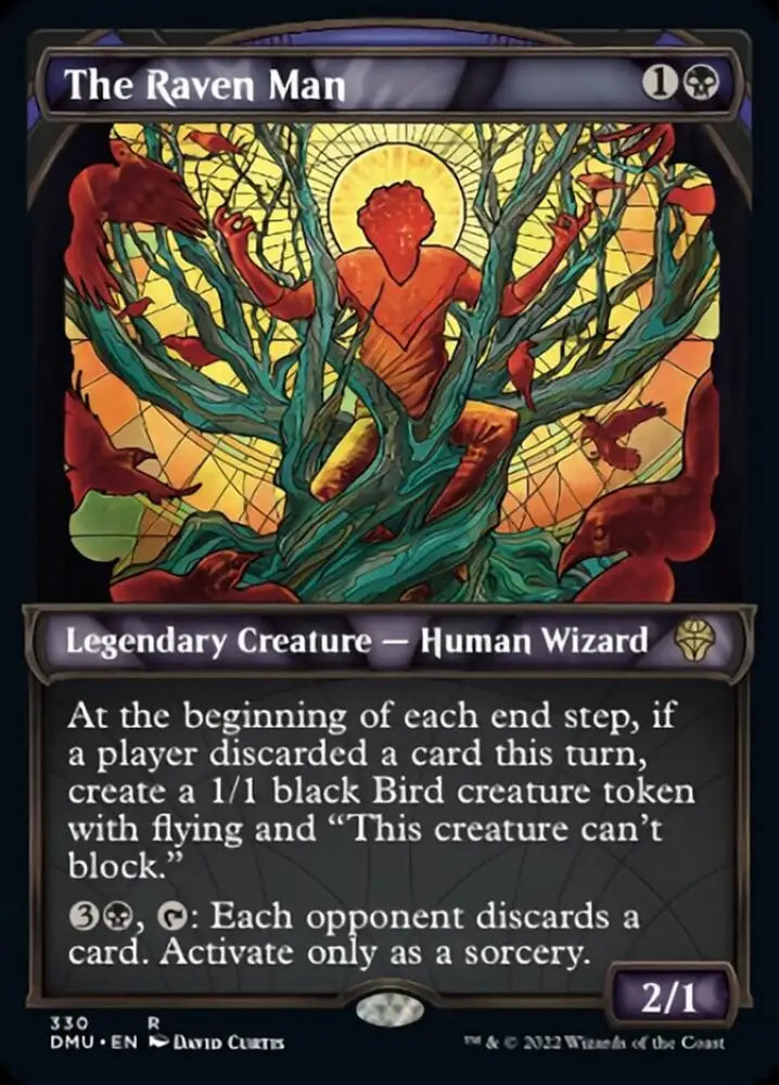 The Raven Man (Showcase Textured) [Dominaria United] - MTG Single
