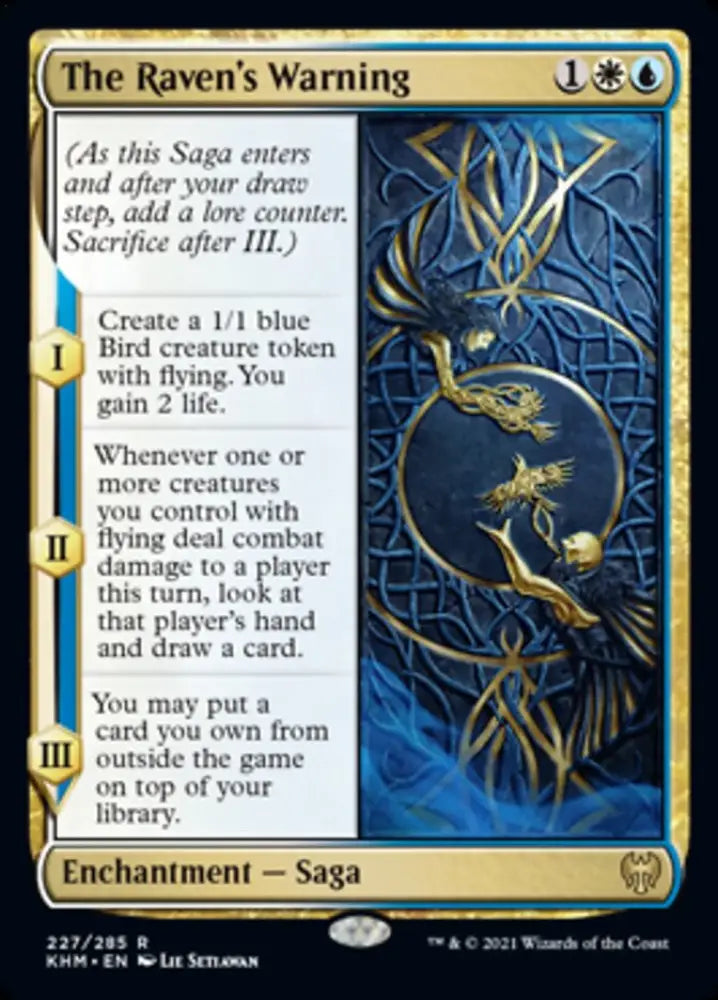 The Raven’s Warning [Kaldheim] - MTG Single