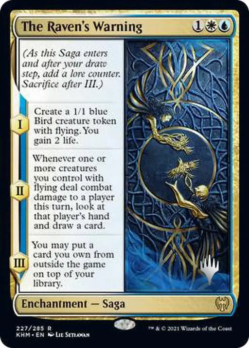 The Raven’s Warning (Promo Pack) [Kaldheim Promos] - MTG Single