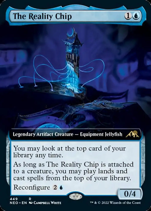 The Reality Chip (Extended Art) [Kamigawa: Neon Dynasty] - MTG Single