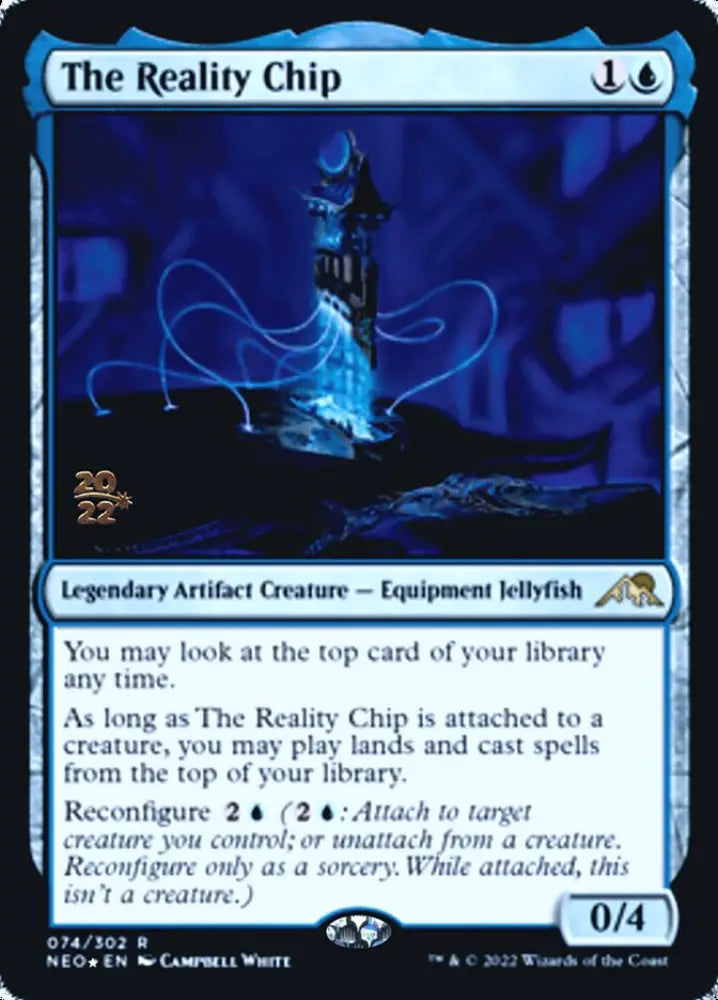 The Reality Chip [Kamigawa: Neon Dynasty Prerelease Promos] - MTG Single