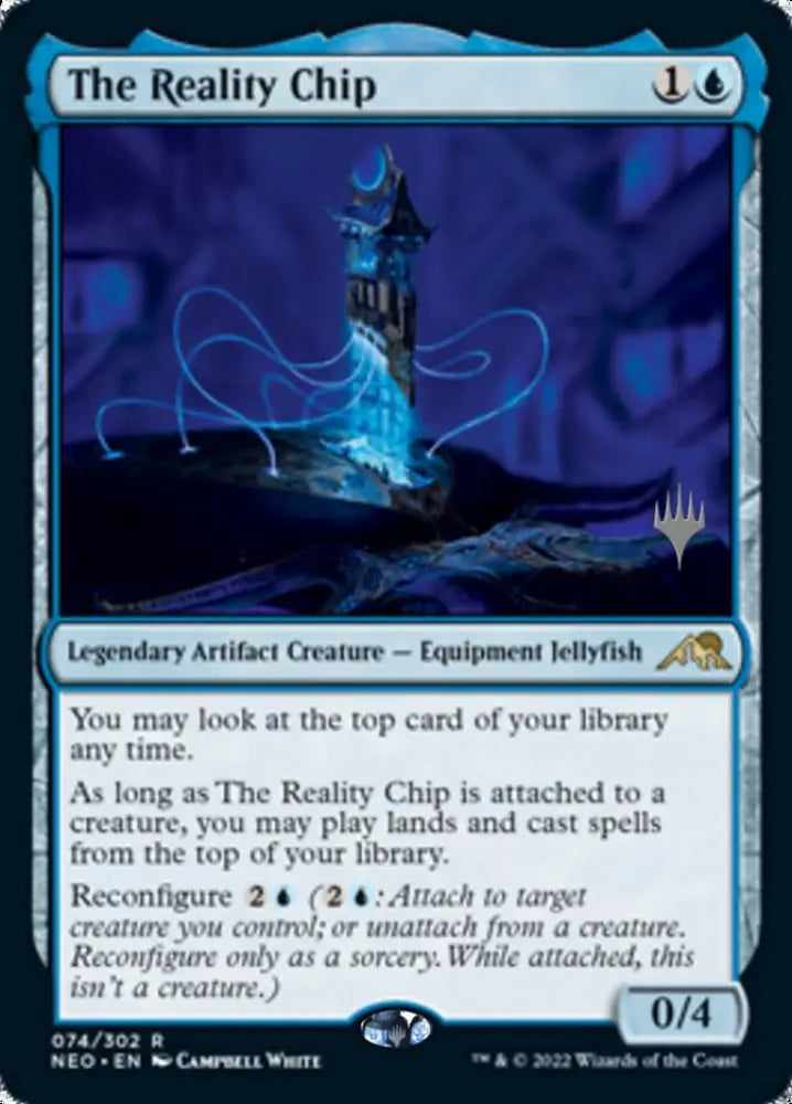 The Reality Chip (Promo Pack) [Kamigawa: Neon Dynasty Promos] - MTG Single