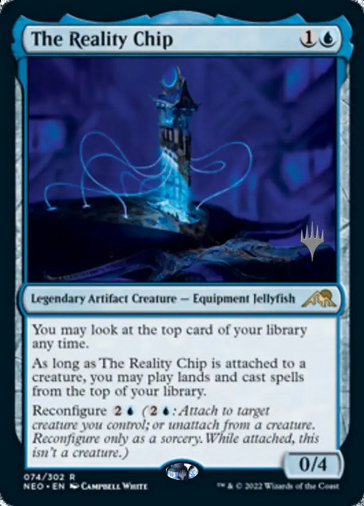 The Reality Chip (Promo Pack) [Kamigawa: Neon Dynasty Promos] - MTG Single