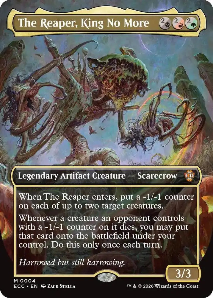 The Reaper, King No More (Borderless) (4) [Lorwyn Eclipsed Commander]