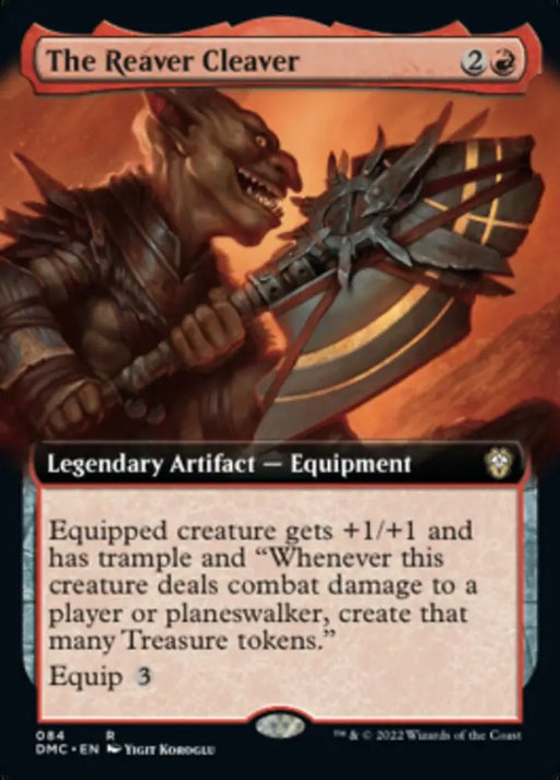 The Reaver Cleaver (Extended Art) [Dominaria United Commander] - MTG Single