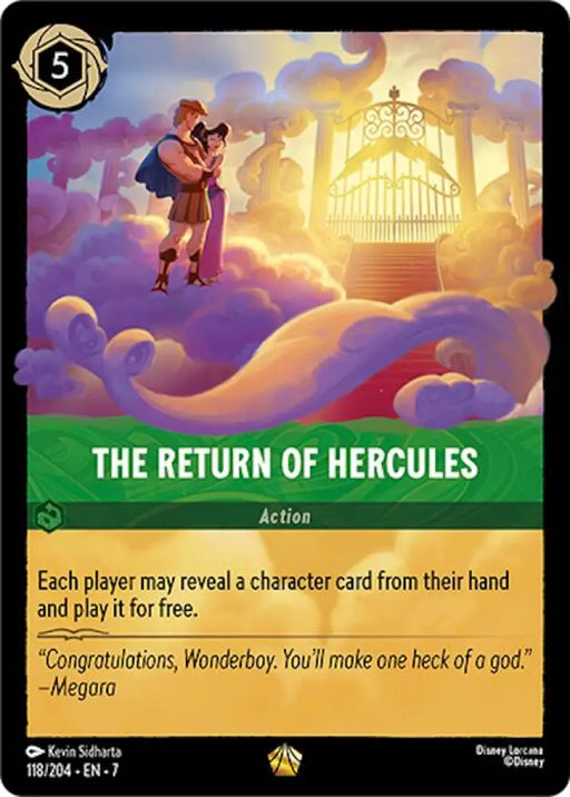 The Return of Hercules (118/204) [Archazia’s Island] - Lorcana Single