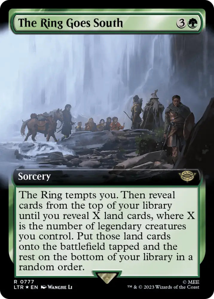 The Ring Goes South (Extended Art) (Surge Foil) [The Lord of the Rings: Tales of Middle-Earth] - MTG Single