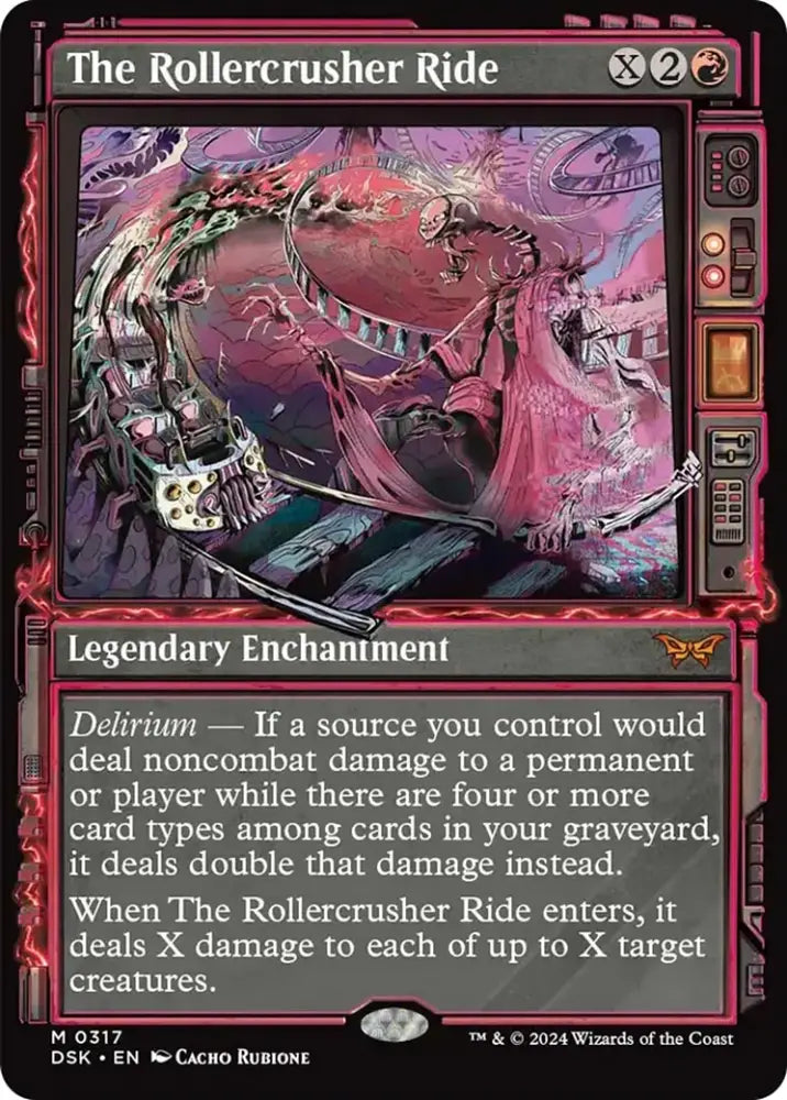 The Rollercrusher Ride (Showcase) [Duskmourn: House of Horror] - MTG Single