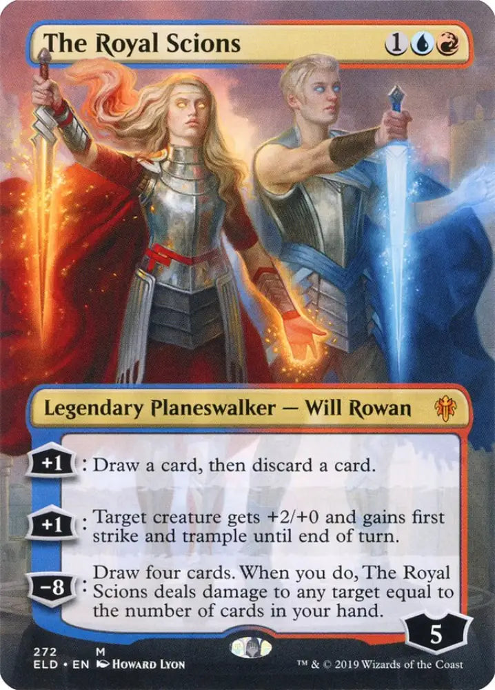 The Royal Scions (Borderless) [Throne of Eldraine] - MTG Single