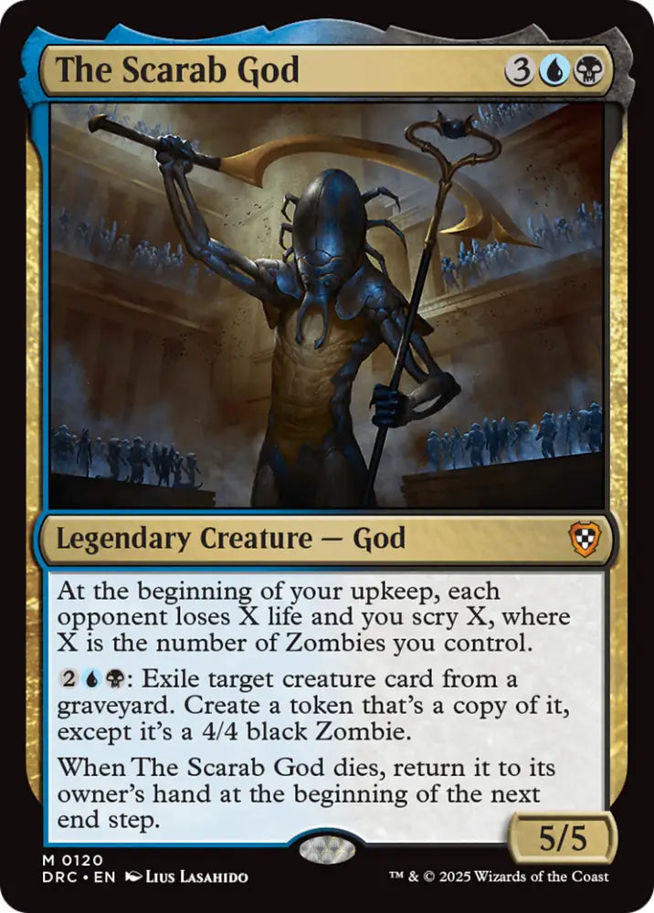 The Scarab God [Aetherdrift Commander] - MTG Single