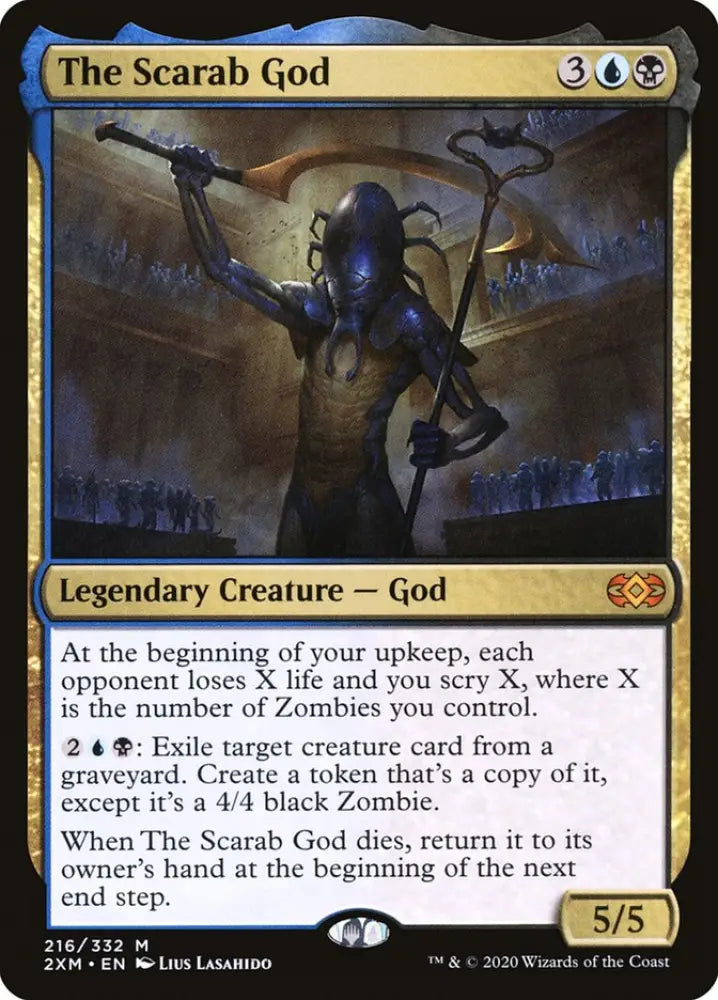 The Scarab God [Double Masters] - MTG Single