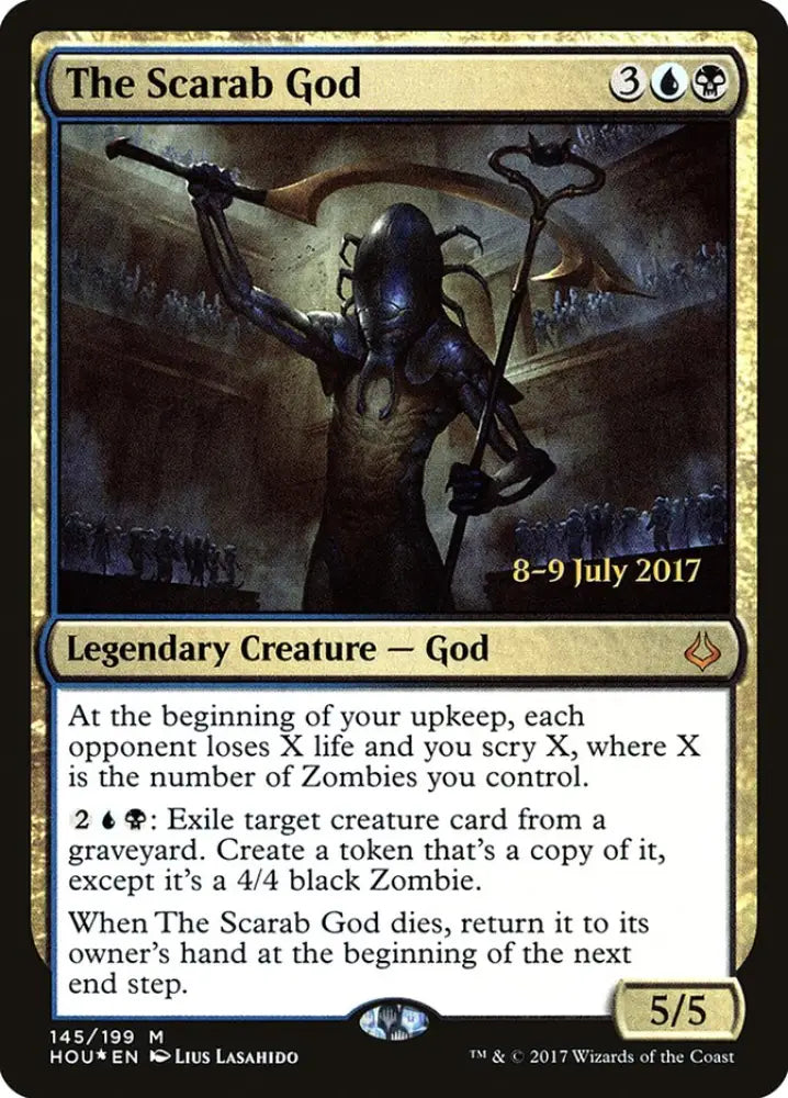 The Scarab God [Hour of Devastation Prerelease Promos] - MTG Single