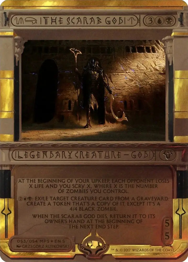 The Scarab God (Invocation) [Amonkhet Invocations] - MTG Single