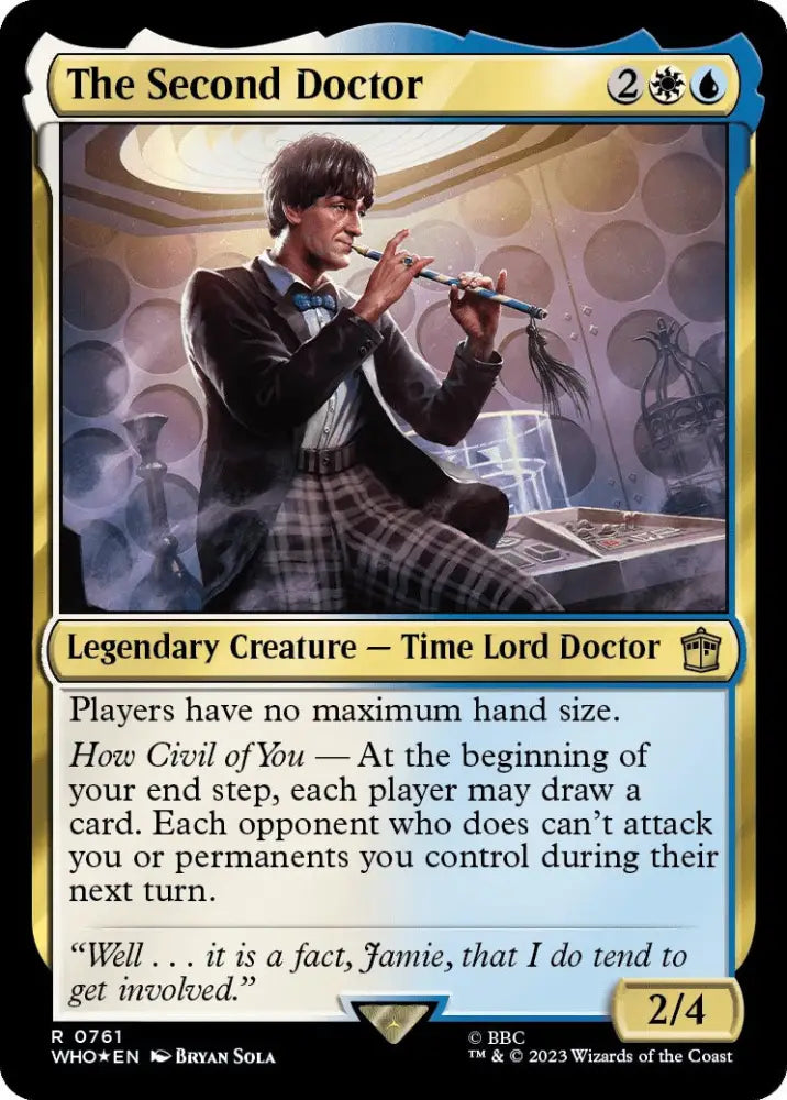 The Second Doctor (Surge Foil) [Doctor Who] - MTG Single