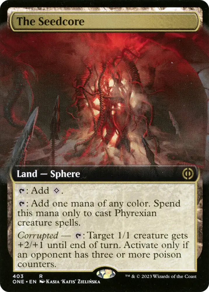 The Seedcore (Extended Art) [Phyrexia: All Will Be One] - MTG Single