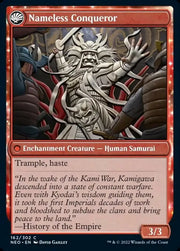 The Shattered States Era // Nameless Conqueror [Kamigawa: Neon Dynasty] - MTG Single
