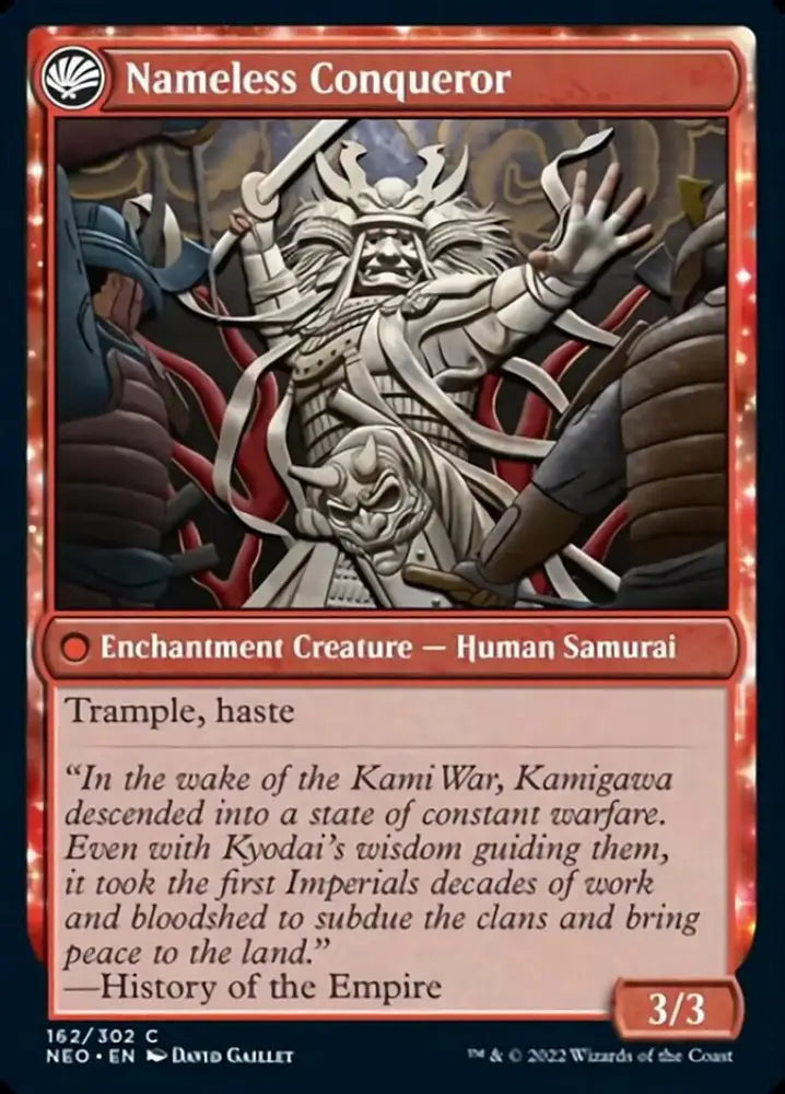 The Shattered States Era // Nameless Conqueror [Kamigawa: Neon Dynasty] - MTG Single