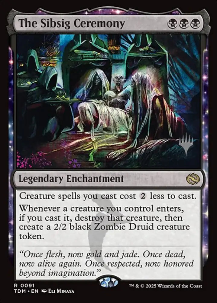 The Sibsig Ceremony (91p) [Tarkir: Dragonstorm Promos]