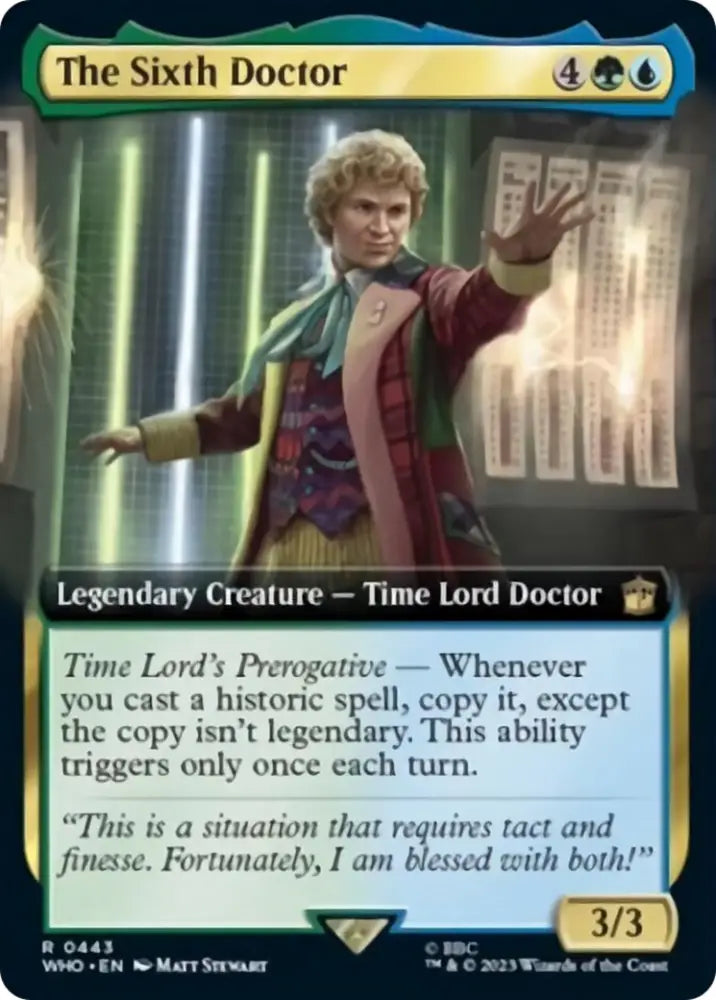 The Sixth Doctor (Extended Art) [Doctor Who] - MTG Single