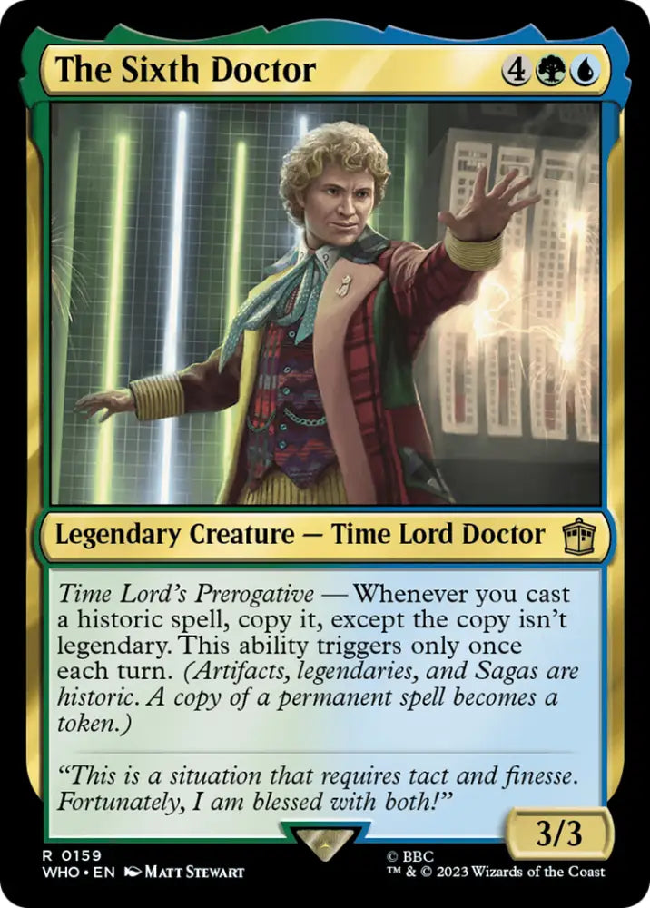 The Sixth Doctor [Doctor Who] - MTG Single
