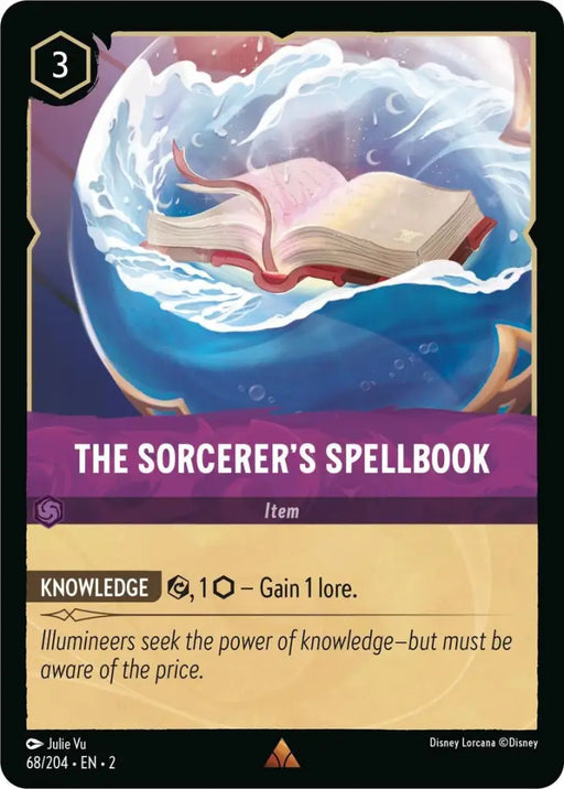 The Sorcerer’s Spellbook (68/204) [Rise of the Floodborn] - Lorcana Single