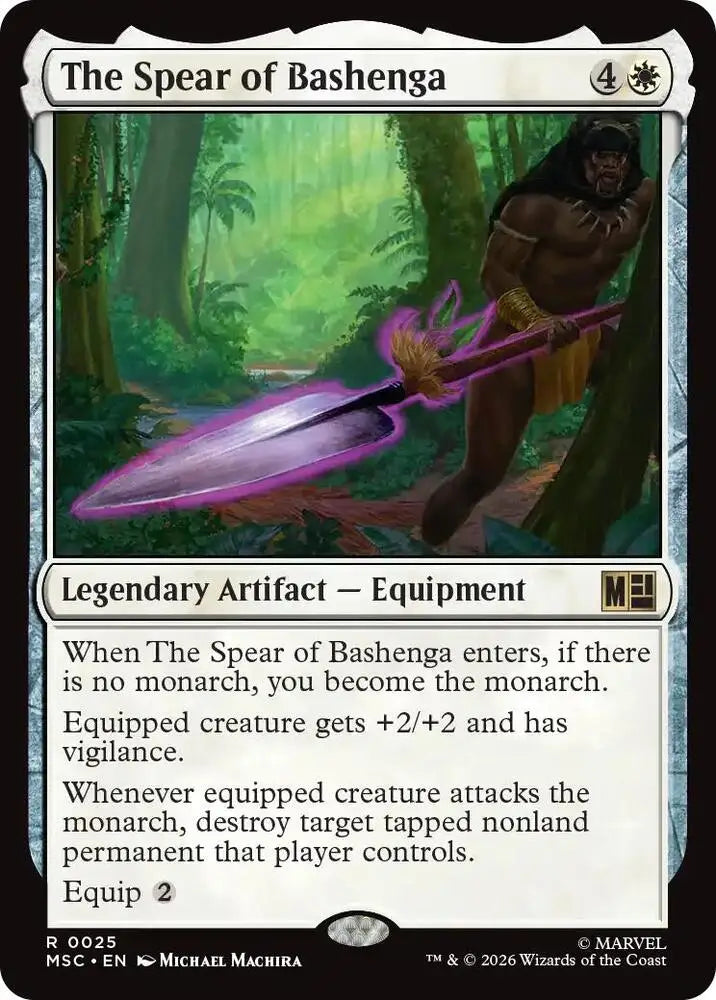 The Spear of Bashenga (25) [Marvel Super Heroes Commander]
