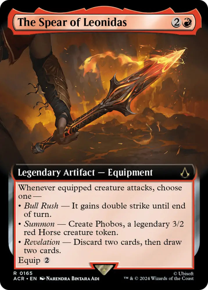 The Spear of Leonidas (Extended Art) [Assassin’s Creed] - MTG Single