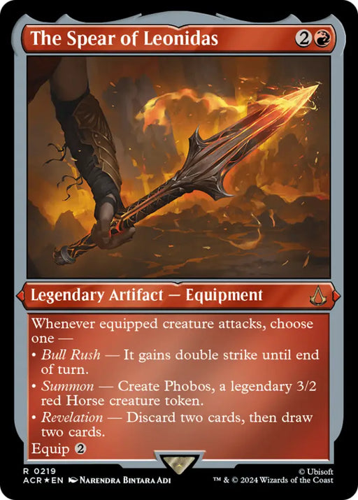 The Spear of Leonidas (Foil Etched) [Assassin’s Creed] - MTG Single