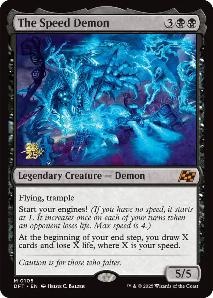 The Speed Demon [Aetherdrift Prerelease Promos] - MTG Single