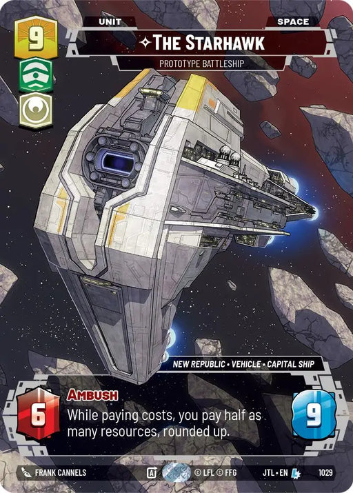 The Starhawk - Prototype Battleship (Prestige) (1029) [Jump to Lightspeed] - Star Wars: Unlimited Single