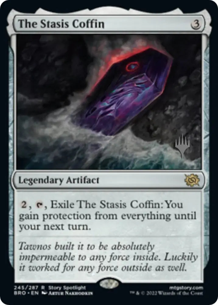 The Stasis Coffin (Promo Pack) [The Brothers’ War Promos] - MTG Single
