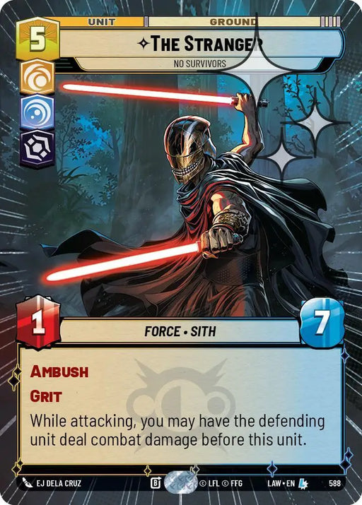 The Stranger - No Survivors (Hyperspace Foil) (588) [A Lawless Time]