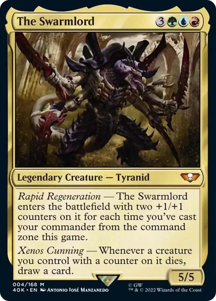 The Swarmlord (Surge Foil) [Warhammer 40,000] - MTG Single