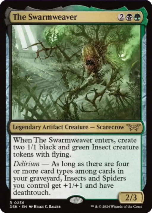 The Swarmweaver (0236) [Duskmourn: House of Horror] - MTG Single