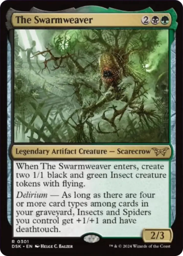 The Swarmweaver (0301) [Duskmourn: House of Horror] - MTG Single