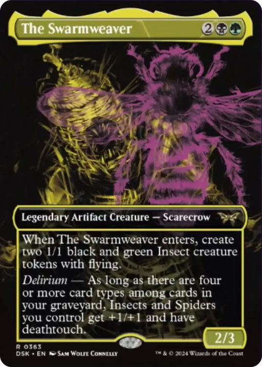 The Swarmweaver (Showcase) [Duskmourn: House of Horror] - MTG Single