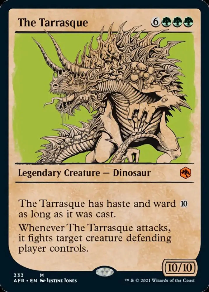 The Tarrasque (Showcase) [Dungeons & Dragons: Adventures in the Forgotten Realms] - MTG Single