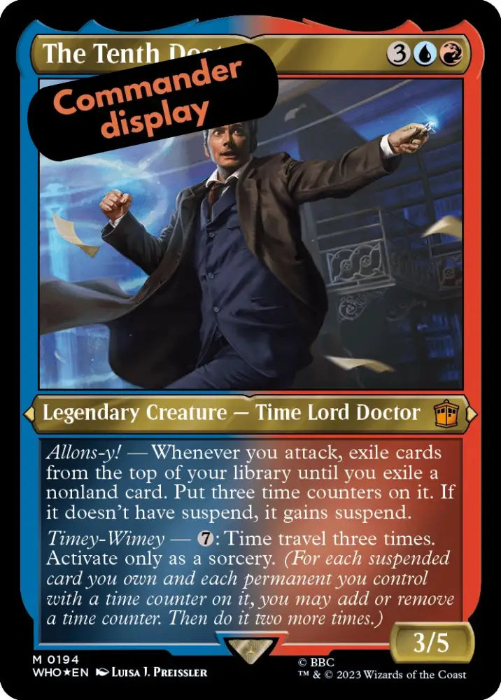 The Tenth Doctor (Display Commander) [Doctor Who] - MTG Single