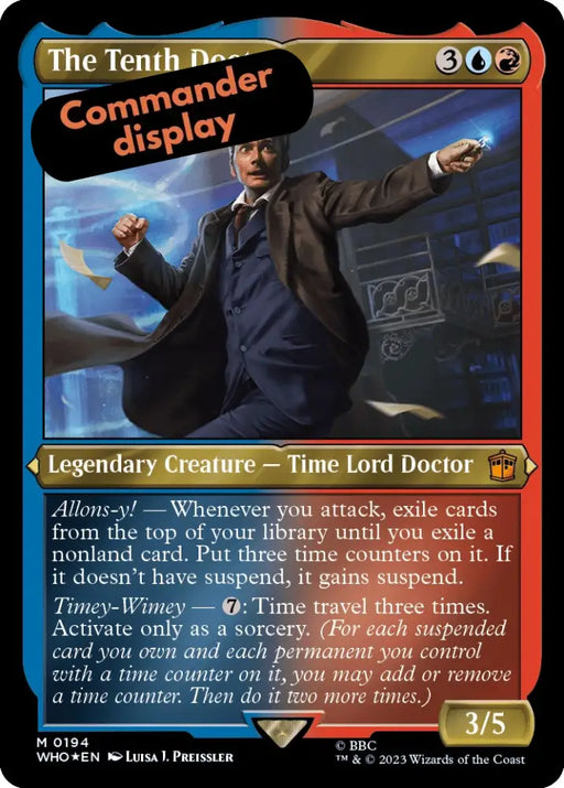 The Tenth Doctor (Display Commander) [Doctor Who] - MTG Single