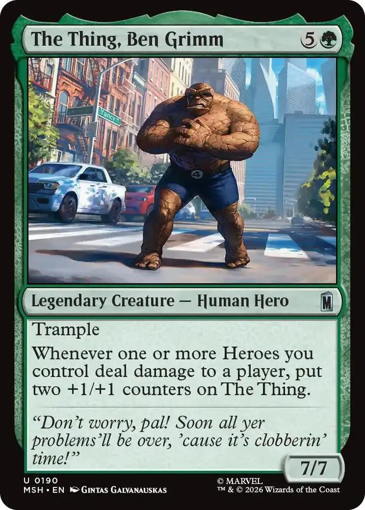 The Thing, Ben Grimm (190) [Marvel Super Heroes]