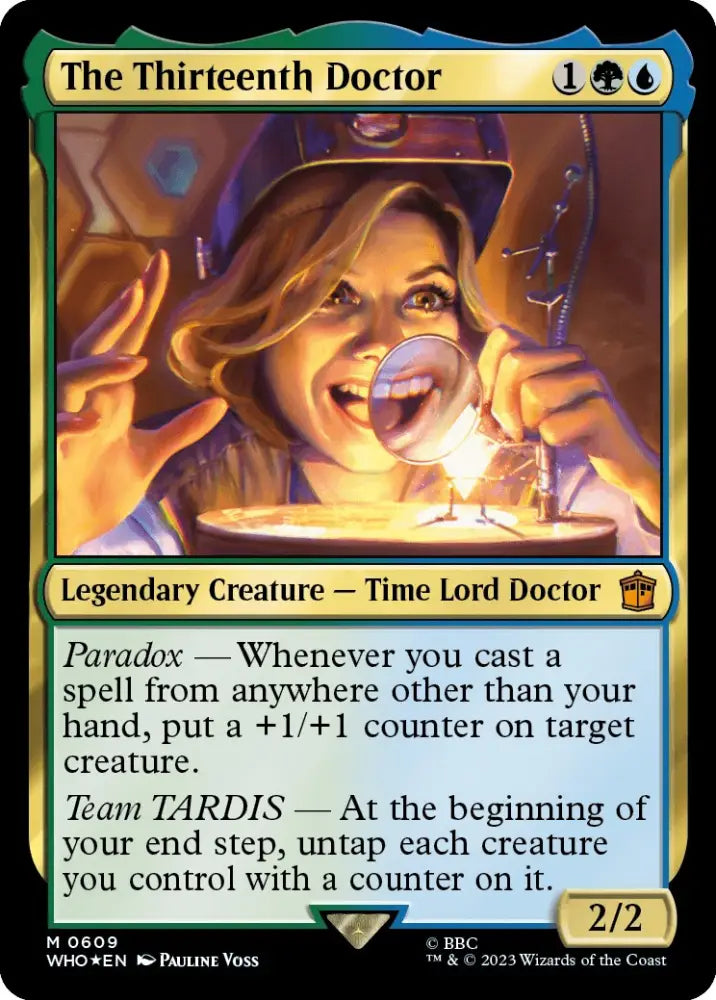The Thirteenth Doctor (Surge Foil) [Doctor Who] - MTG Single