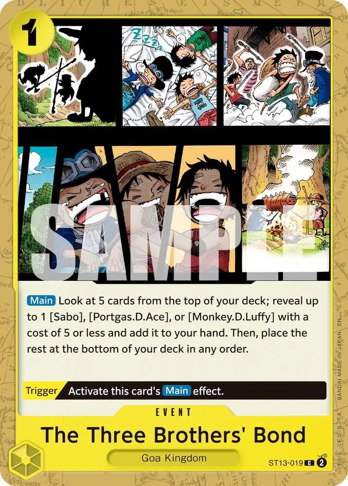 The Three Brothers' Bond (Reprint) (ST13-019) [Premium Booster -The Best- Vol. 2]
