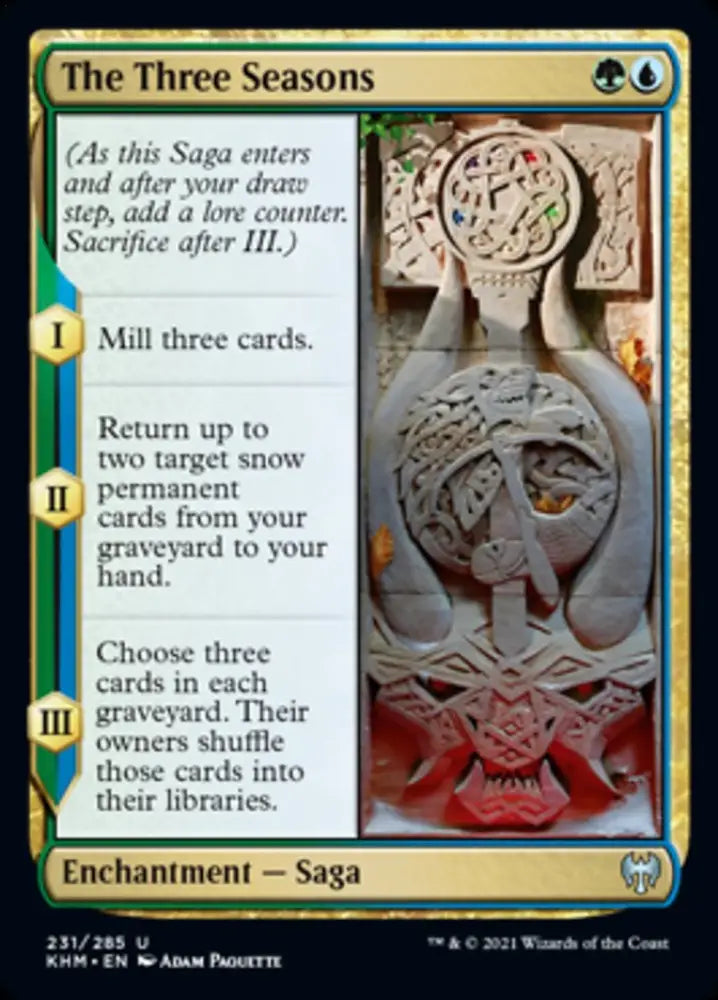 The Three Seasons [Kaldheim] - MTG Single