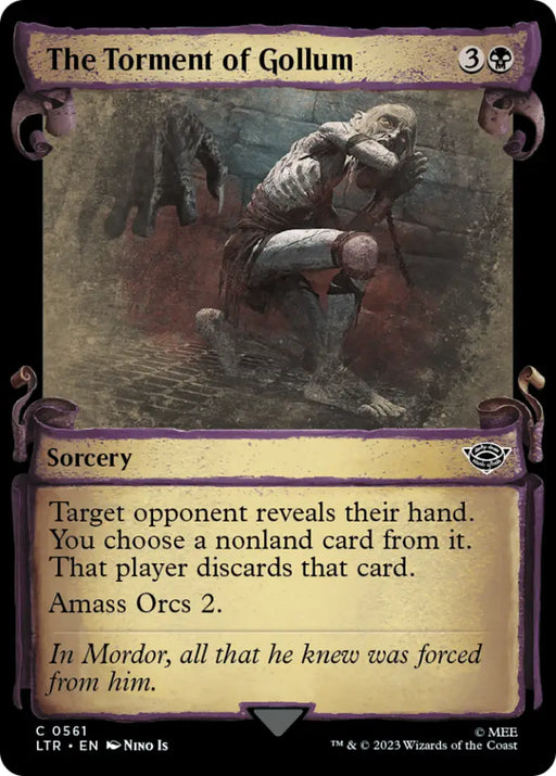 The Torment of Gollum [The Lord of the Rings: Tales of Middle-Earth Showcase Scrolls] - MTG Single